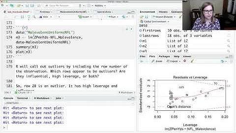 Checking for outliers in R (STAT 320, lab_residuals video 2 of 2)