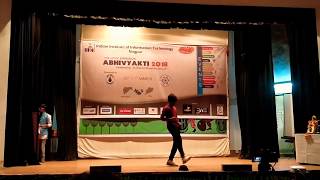 Rishab De Winning Performance In Abhivyakti 2018, Iiit Nagpur