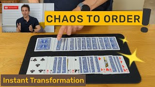 Amazing Card Trick Revealed: From Chaos to Oder