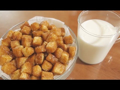 달달한 식빵팝콘 만들기 Caramel Bread Popcorn