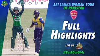 Full Highlights | Pakistan Women vs Sri Lanka Women | 3rd ODI 2022 | PCB | MN1N