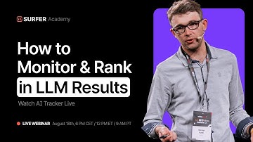 🚨 AI Tracker Live: Learn How to Monitor & Rank in LLM Results