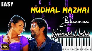Mudhal Mazhai | Bheemaa | Vikram | Trisha | Harris Jayaraj | Keyboard Cover Notes | Fernandez