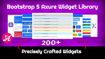 Bootstrap 5 Axure Widget Library | Bootstrap 5 Axure Library | Axure Market