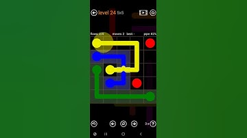 How To Solve Flow Free Bridges Sampler Level 24 5x5 Board Easy Walk Through Solution Walkthrough