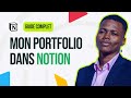 Comment crer son portfolio dans notion guide complet