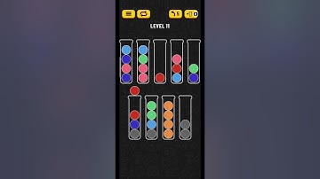 Ball sort puzzle level 11 to 20