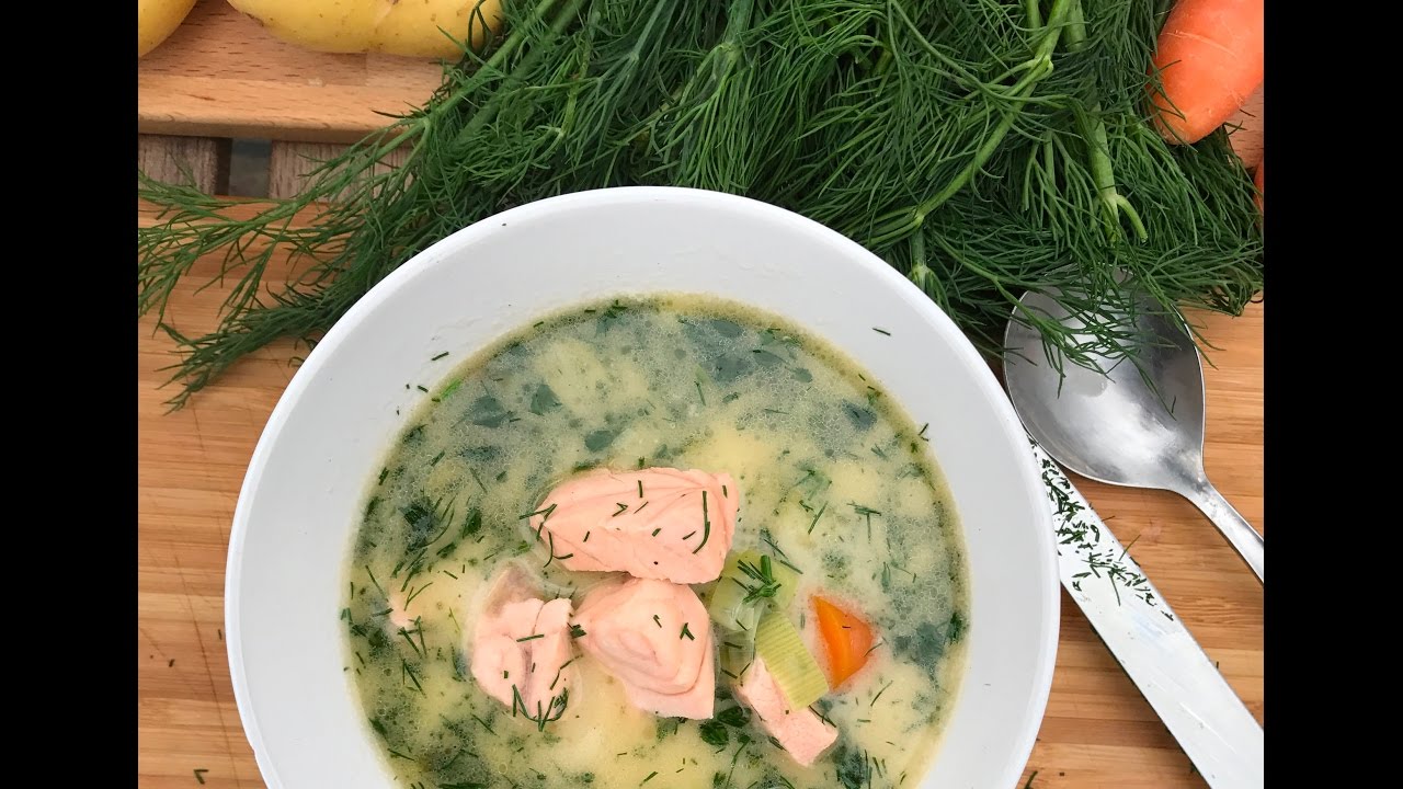 Best Salmon Soup recipe | SAM THE COOKING GUY IN FINLAND