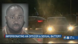 Deputies: Man charged with sexual battery, impersonating an officer after pulling car of women over