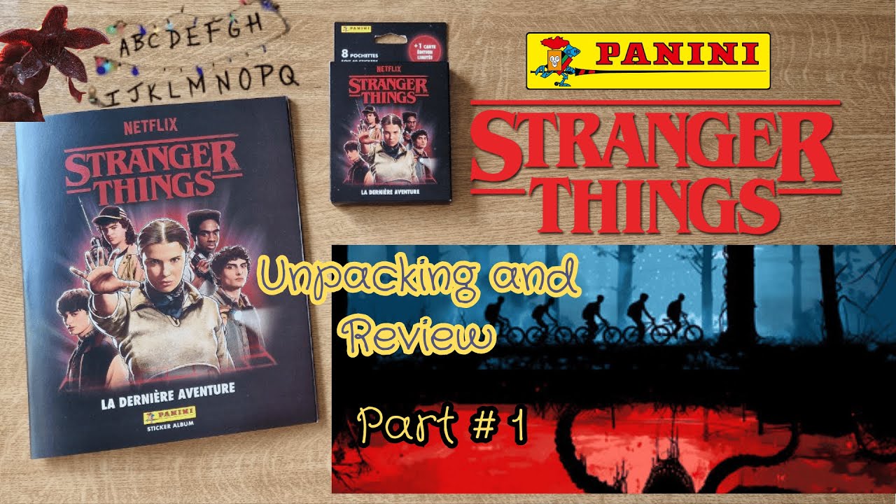 PANINI Stranger Things: One Last Strange Adventure: Unpacking and Review (Part 1)