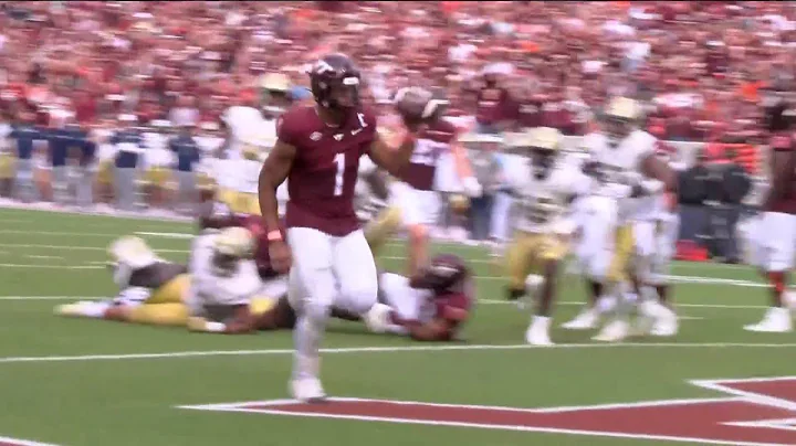 Kyron Drones accounts for 3 TDs to help Va. Tech beat Georgia Tech 21-6