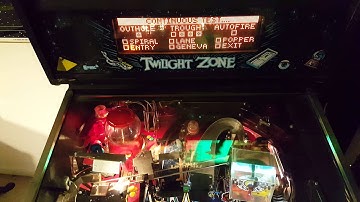 Twilight Zone pinball gumball machine test mode
