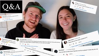 RESPONDING TO YOUR COMMENTS | Q&amp;A part 1 | Van life UK