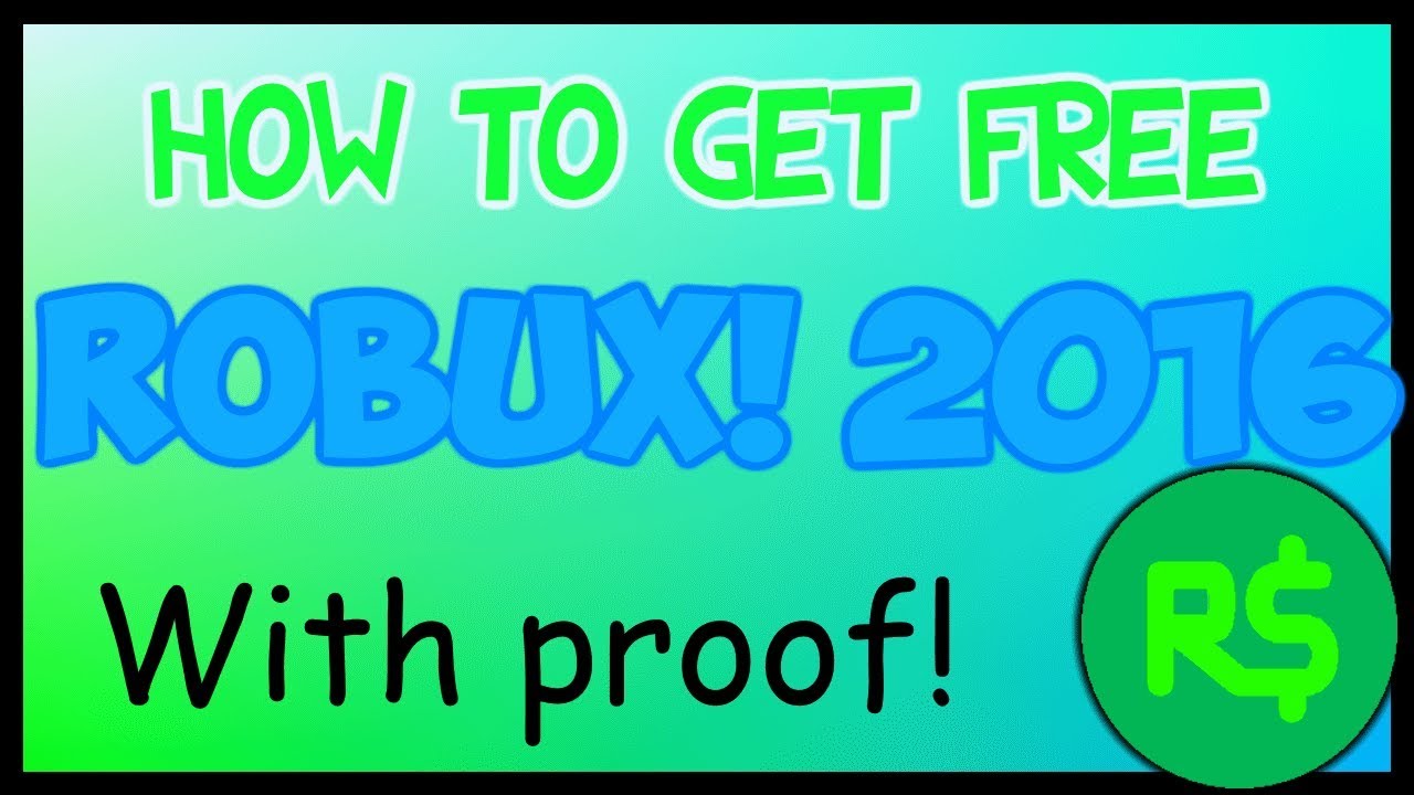 How Do You Get Robux On Roblox For Free 2016