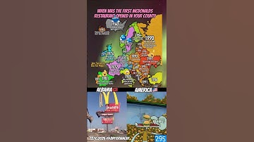 When was the first McDonald’s opened in your country?🍔 #shorts #geography #map #memes