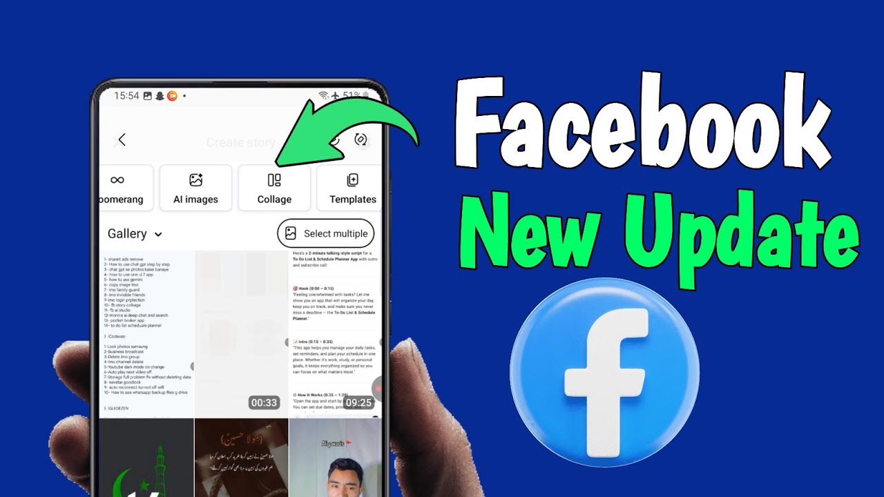 Collage Facebook Story New Update | Create Stylish Stories