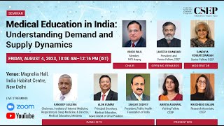 Seminar | Medical Education in India: Understanding Demand and Supply Dynamics