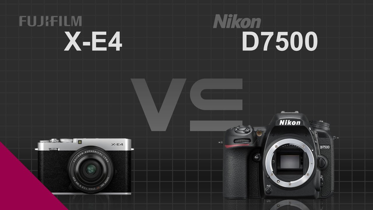 Fujifilm XE4 vs Nikon D7500 YouTube