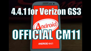4.4.1 KitKat [Official] CyanogenMod 11- Verizon Galaxy S3 How to install.
