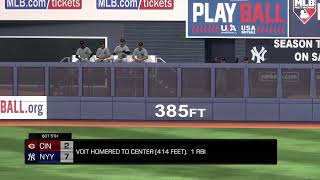 Mlb 20 the show: 2 of baseball's older franchises meet in interleague
play as yanks and reds 3