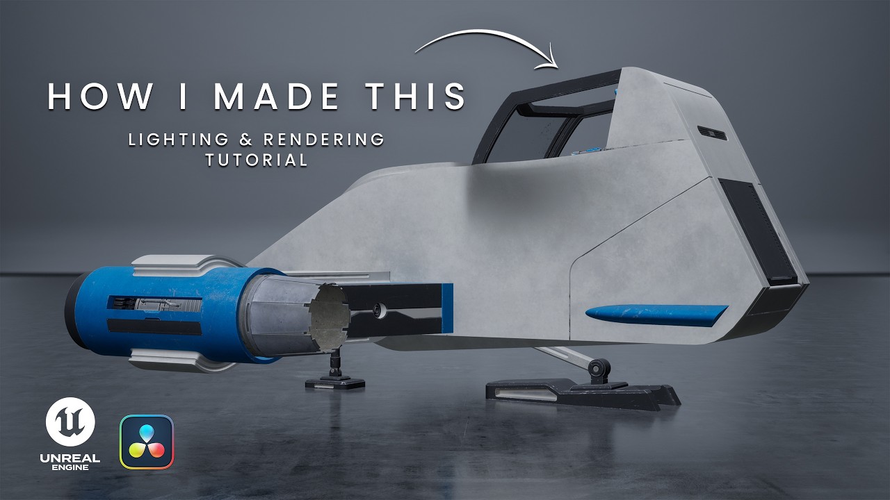 How I Made this in Unreal Engine - Studio Lighting and Render Tutorial ...