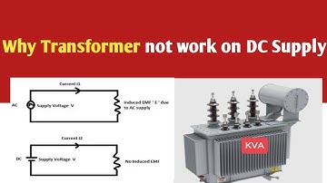 What Happen when DC Voltage Given to Transformer Why Transformer not work on DC