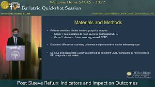 Post Sleeve Reflux: Indicators and Impact on Outcomes