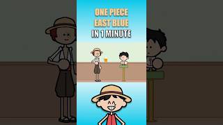 One Piece East Blue Recap Animation #onepiece #luffy #strawhats #anime #zoro #animation #shorts