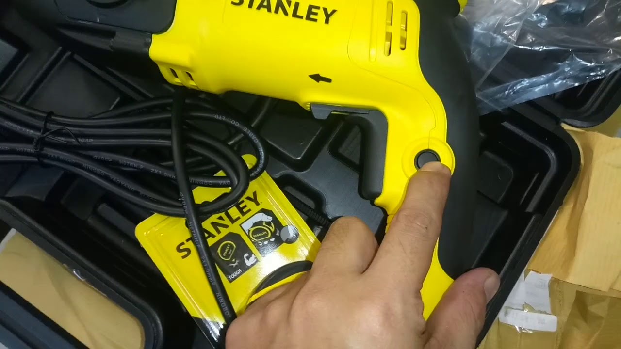 stanley rotary hammer drill - YouTube