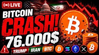 🚨Bitcoin LIVE Dump Auf 76K! Kommt JETZT Der Große Knall? BTC LIVE Trading