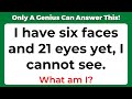 Only a genius can answer these 10 tricky riddles  riddles quiz  part 6