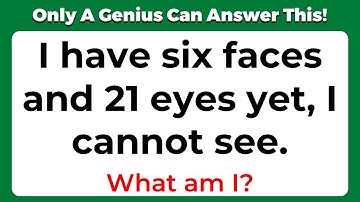 ONLY A GENIUS CAN ANSWER THESE 10 TRICKY RIDDLES | Riddles Quiz - Part 6