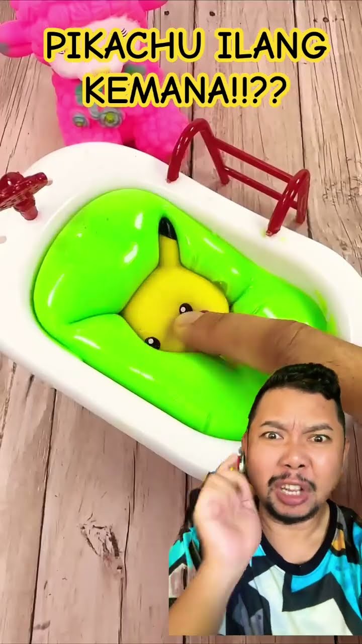 PIKACHU ILANG KEMANA YA!!!?? #pokemon #pikachu #cute #funny #satisfying #shorts