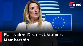 WATCH: European Enlargement Summit in Brussels | EU Leaders Discuss Ukraine’s Membership | AC15