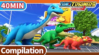 Dino Trainers S2 Compilation [2124] | Dinosaurs for Kids | Trex | Cartoon | Toys | Robot | Jurassic