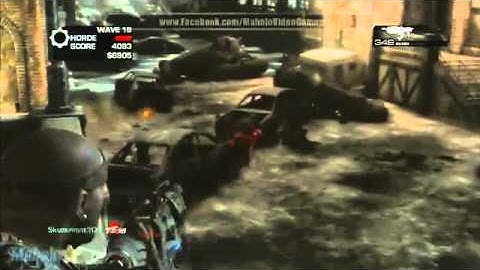 Gears of War 3 Horde Mode Gridlock First Attempt with JR Wave 191646