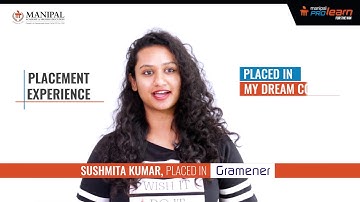 Sushmita - PG Diploma in Data Science Review | Data Science Career | Manipal ProLearn | MAHE
