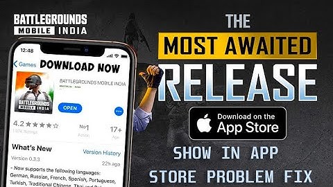 BGMI DOWNLOAD IOS DEVICE | APP STORE NOT SHOW PROBLEM FIX | BATTLEGROUND MOBILE INDIA OFFICIAL IOS