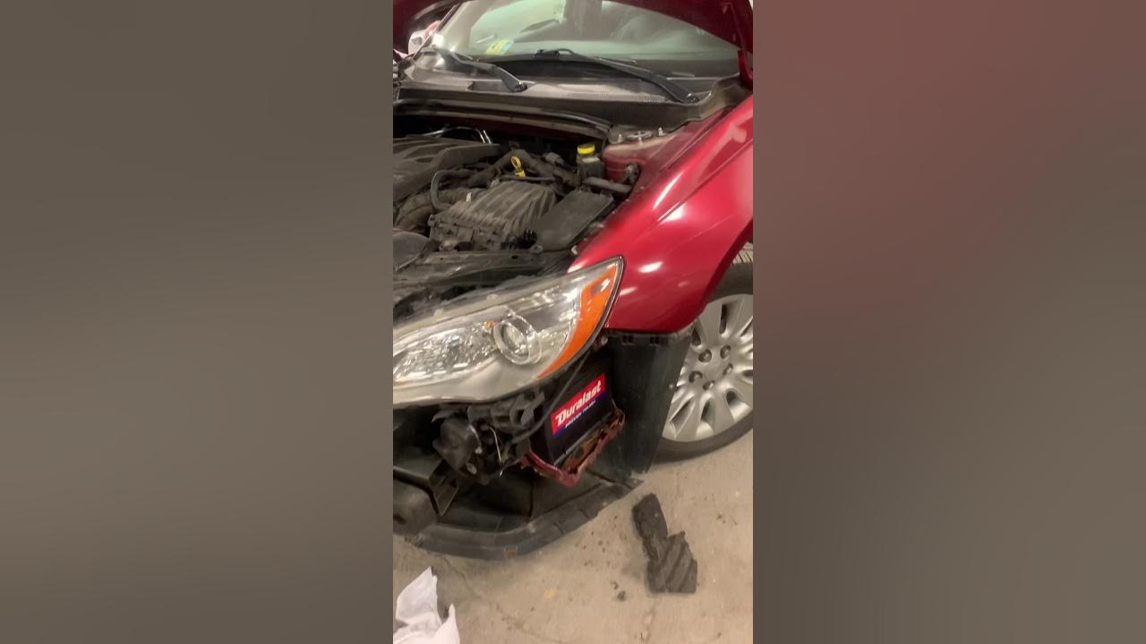 2014 Chrysler 200 battery location - YouTube