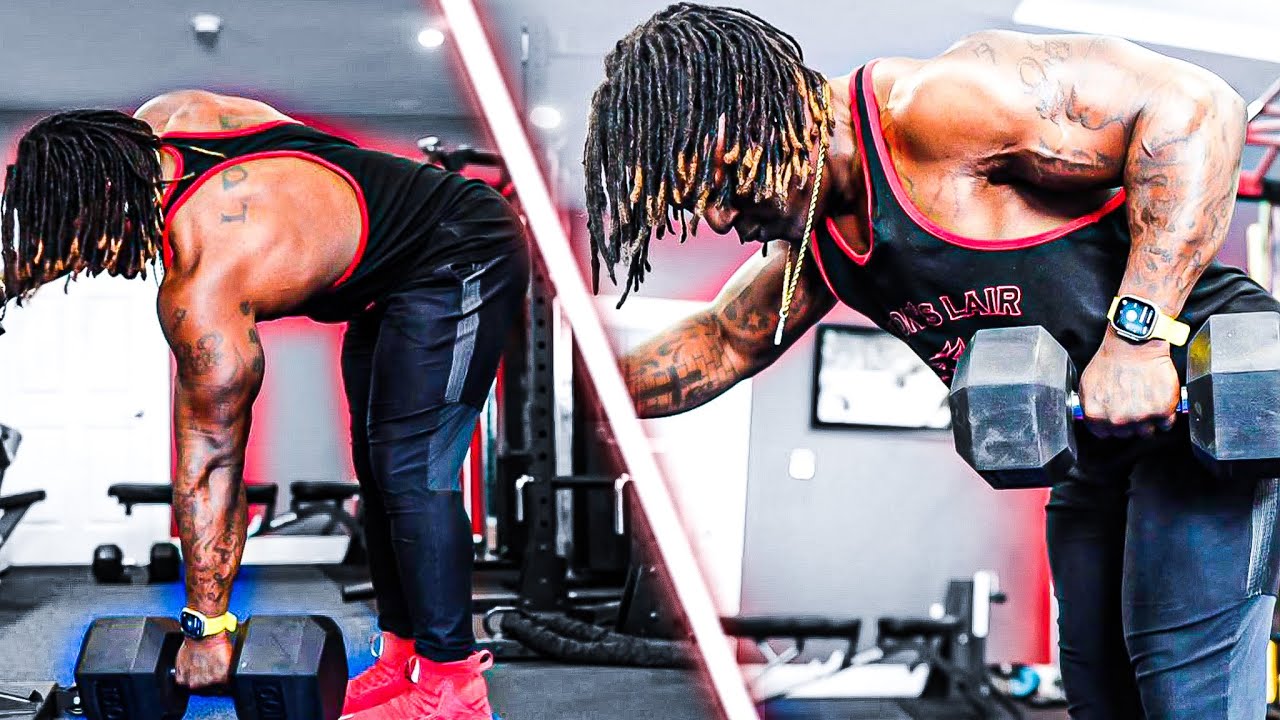 How To Do Dumbbell Rows For A BIGGER THICKER BACK Ft. Tren Twins - YouTube