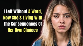 I Left Without A Word, Now She’s Living With The Consequences Of Her Own Choices