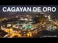 Cagayan de oro central business district dusk to dark 4k