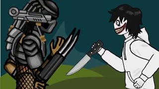 [DC2]Jeff the killer vs Predator