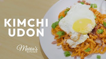 Kimchi Udon Noodle Recipe | Stir-fried Kimchi Udon
