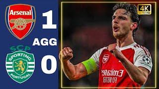 Arsenal Vs Sporting Lisbon Agg 1-0 Highlights & Goals Champions League 2026
