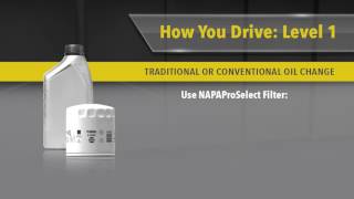 Find the right NAPA Oil Filter for How You Drive!