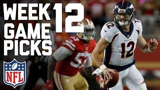 Week 12 NFL Game Picks in Under 3 Minutes⏱🏈  | NFL Highlights