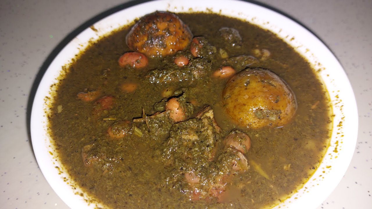 دروستکردنی خواردنێکی ڕۆژهەڵاتی ، سەوزی خۆرشت یان قورمە سەبزی