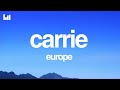 Europe Carrie Lyrics 