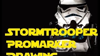 stormtrooper wars star drawing